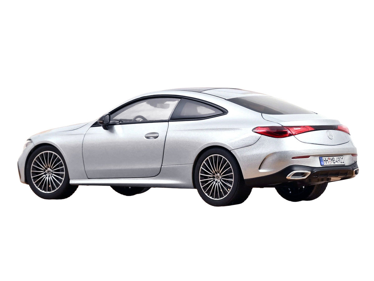 2024 Mercedes-Benz CLE Coupe Hightech Silver Metallic 1/18 Diecast Model Car by Norev LuxuryLifeWay Online Store