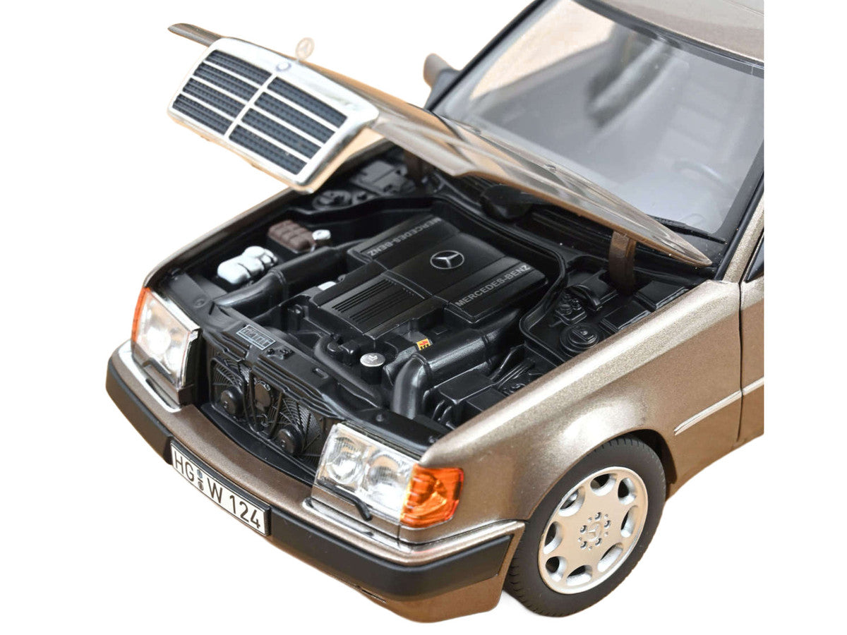 1990 Mercedes-Benz 500 E Impala Brown Metallic 1/18 Diecast Model Car by Norev LuxuryLifeWay Online Store
