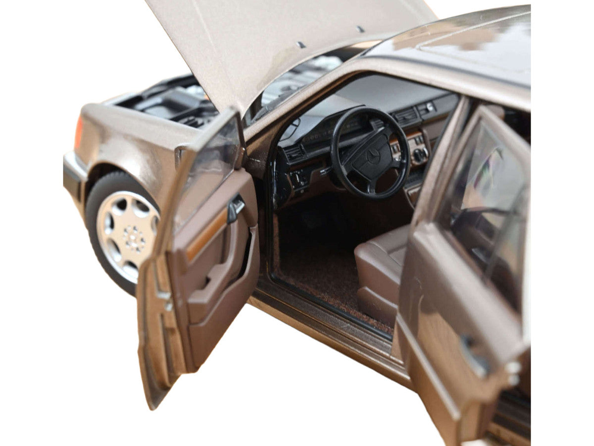 1990 Mercedes-Benz 500 E Impala Brown Metallic 1/18 Diecast Model Car by Norev LuxuryLifeWay Online Store