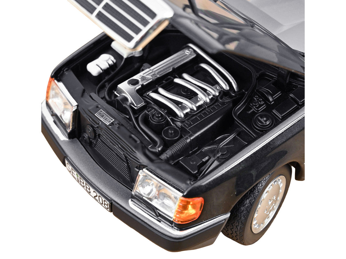 1990 Mercedes-Benz 300 DT-Model S124 Blue Black Metallic 1/18 Diecast Model Car by Norev LuxuryLifeWay Online Store