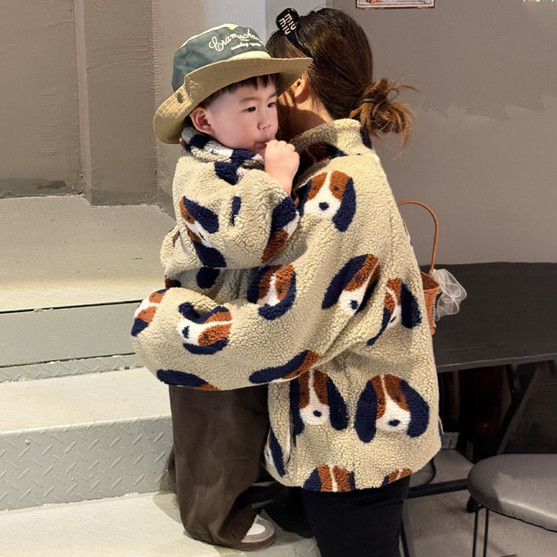 Girl Thickened Fleece Jacket For Kids LadyShow.Store