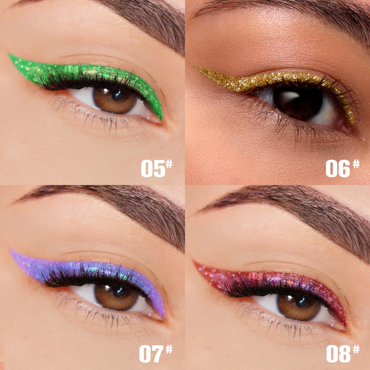 PHOFAY Liquid Glitter Eyeliner Set LadyShow.Store
