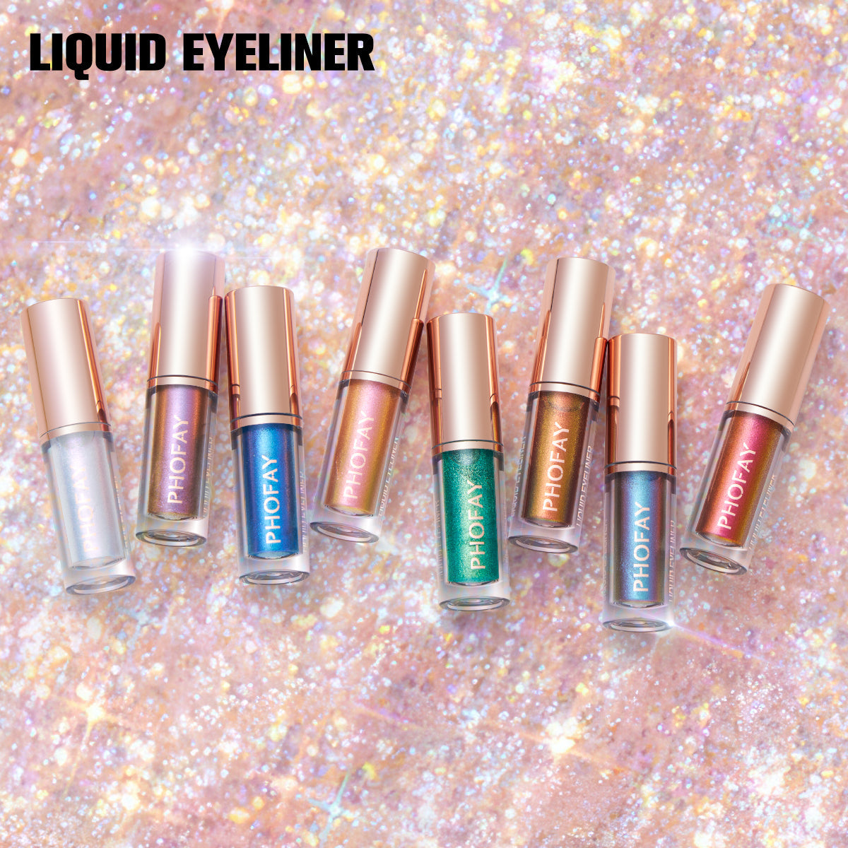 PHOFAY Liquid Glitter Eyeliner Set LadyShow.Store
