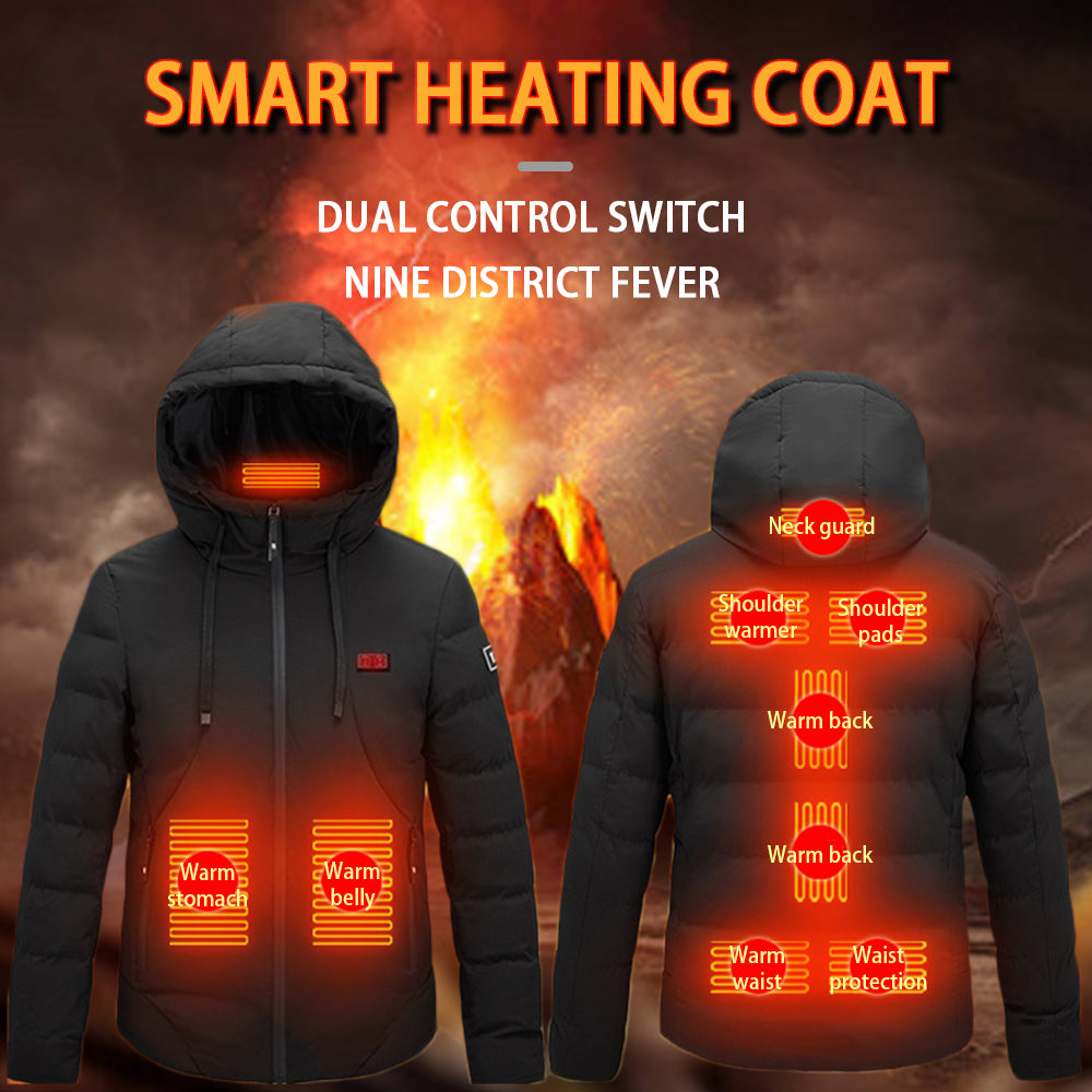 Double control heating coat