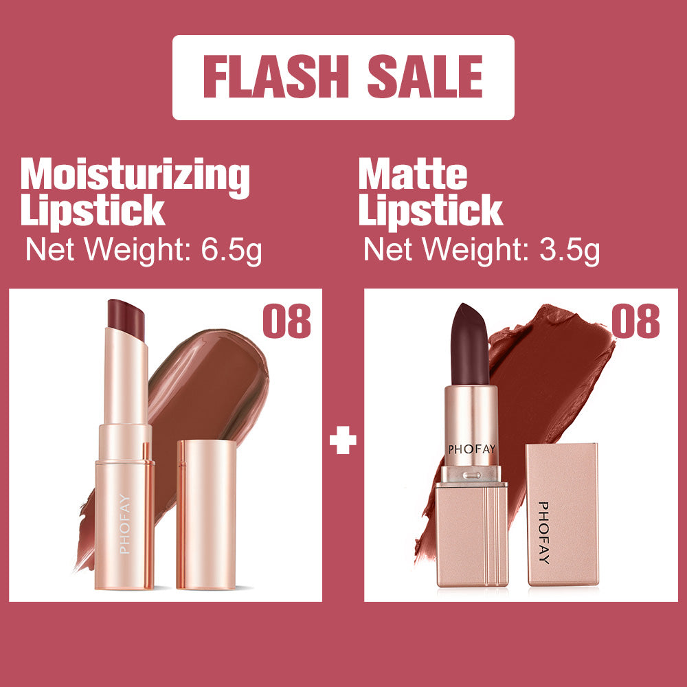 PHOFAY Moisturizing Lipstick And Matte Lipstick LadyShow.Store