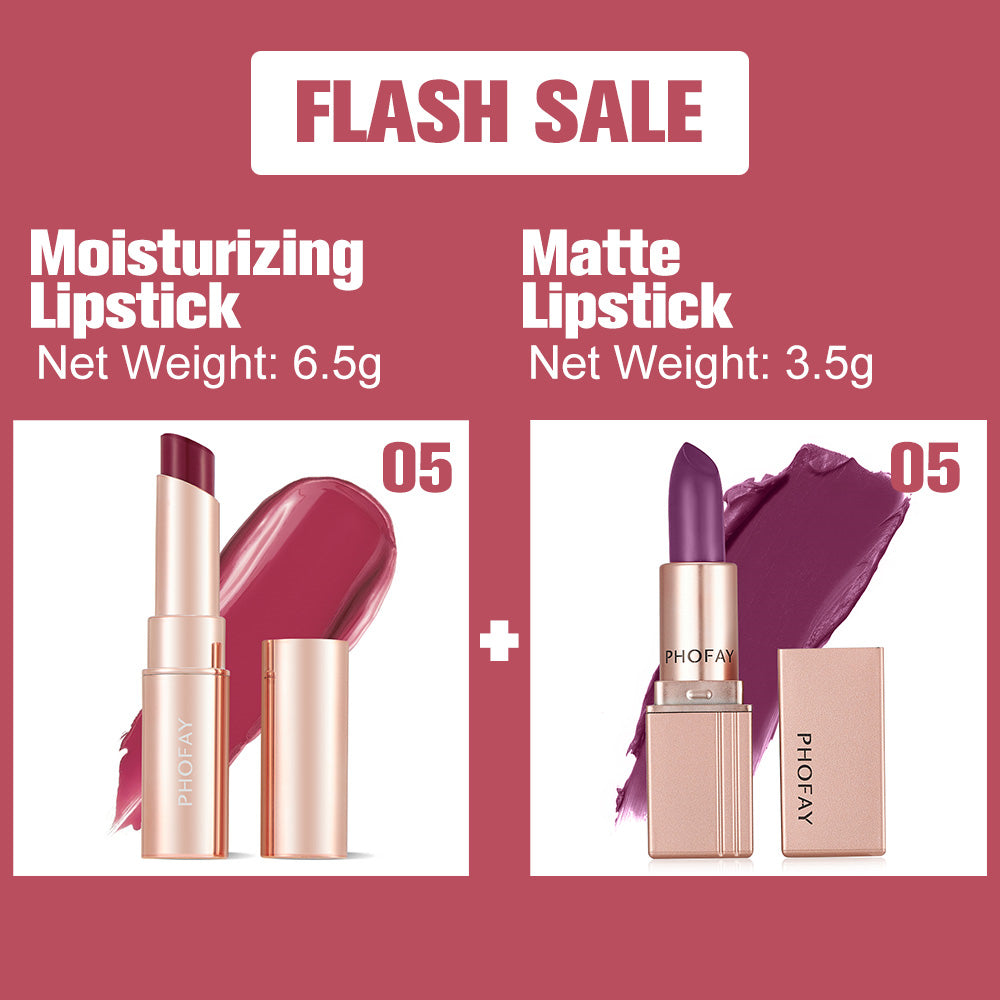 PHOFAY Moisturizing Lipstick And Matte Lipstick LadyShow.Store
