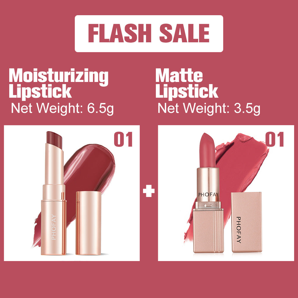 PHOFAY Moisturizing Lipstick And Matte Lipstick LadyShow.Store