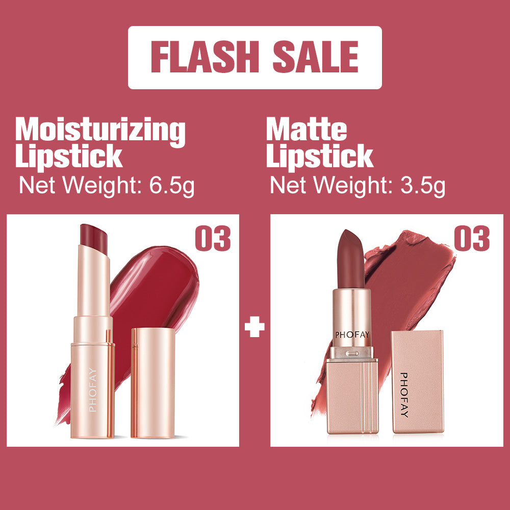 PHOFAY Moisturizing Lipstick And Matte Lipstick LadyShow.Store