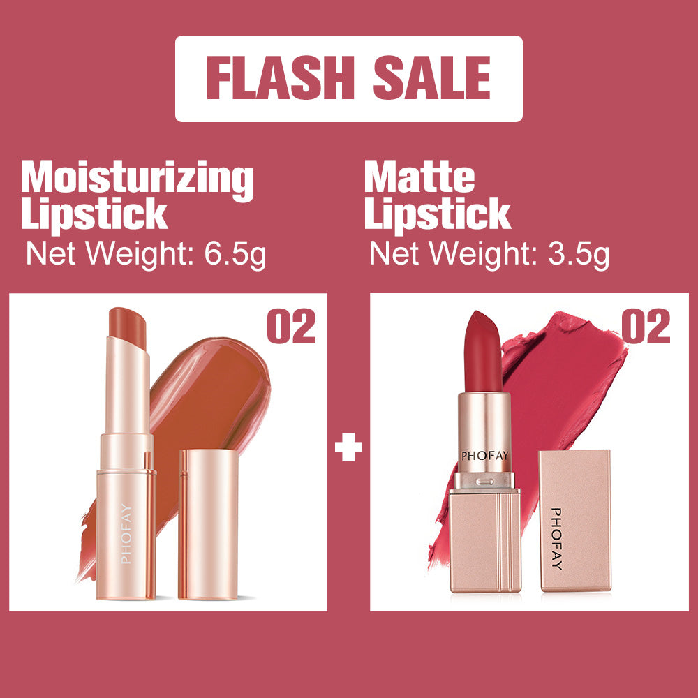 PHOFAY Moisturizing Lipstick And Matte Lipstick LadyShow.Store