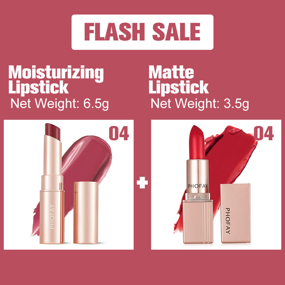 PHOFAY Moisturizing Lipstick And Matte Lipstick LadyShow.Store