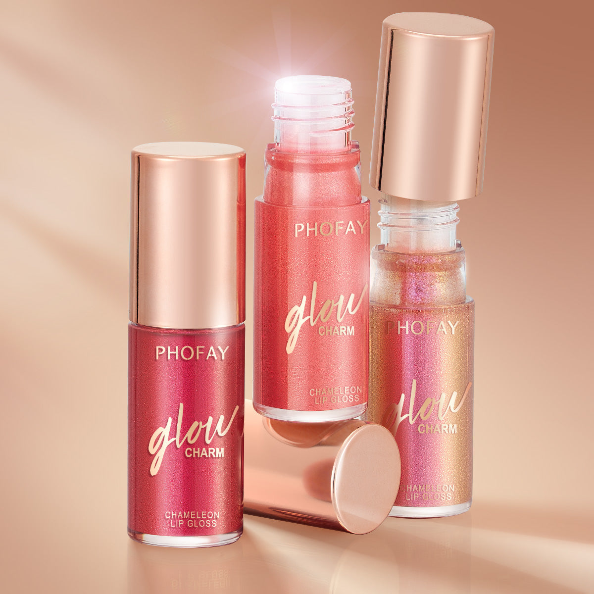 PHOFAY Moisturizing Shimmer Lip Gloss LadyShow.Store