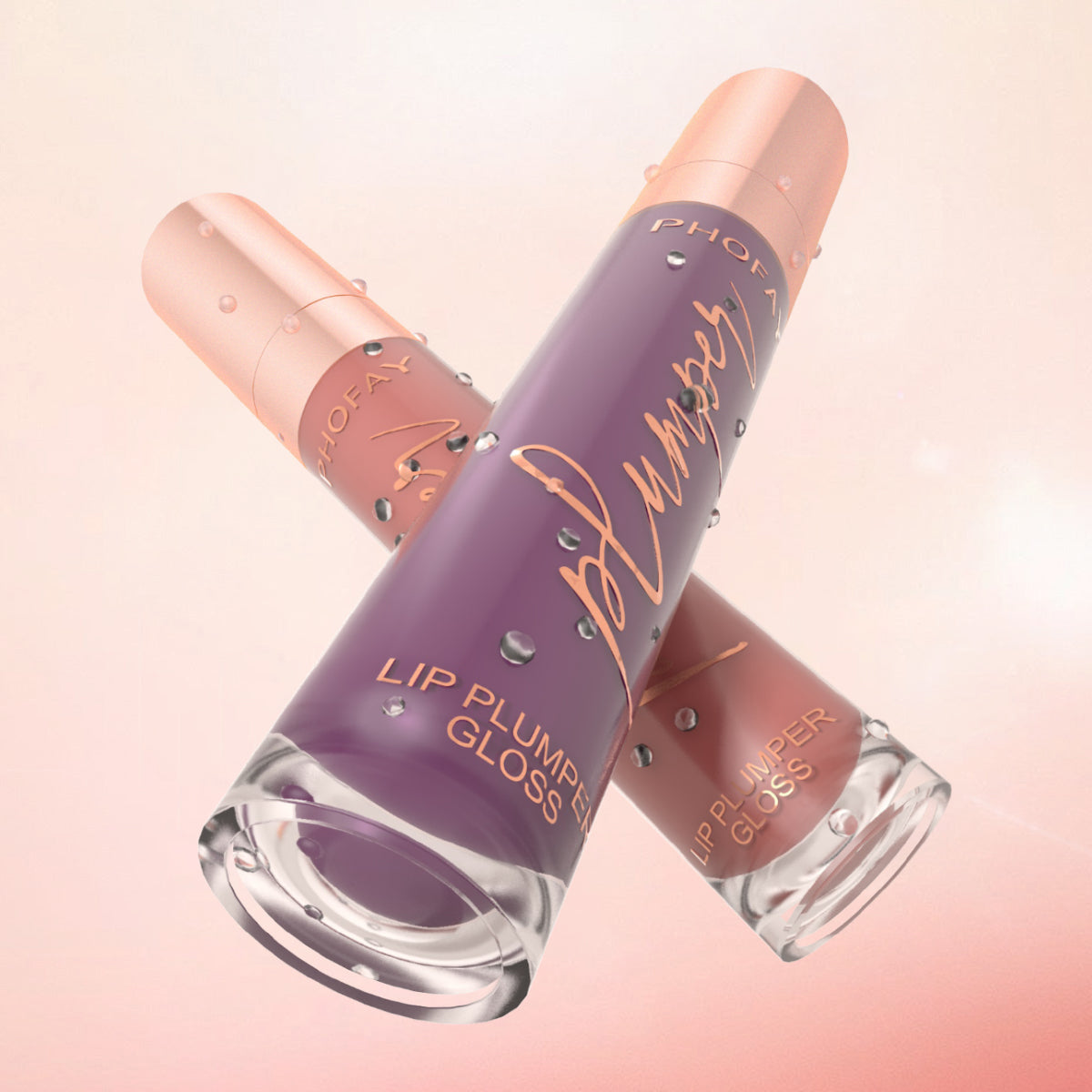 PHOFAY Shiny Lip Plumper Gloss LadyShow.Store