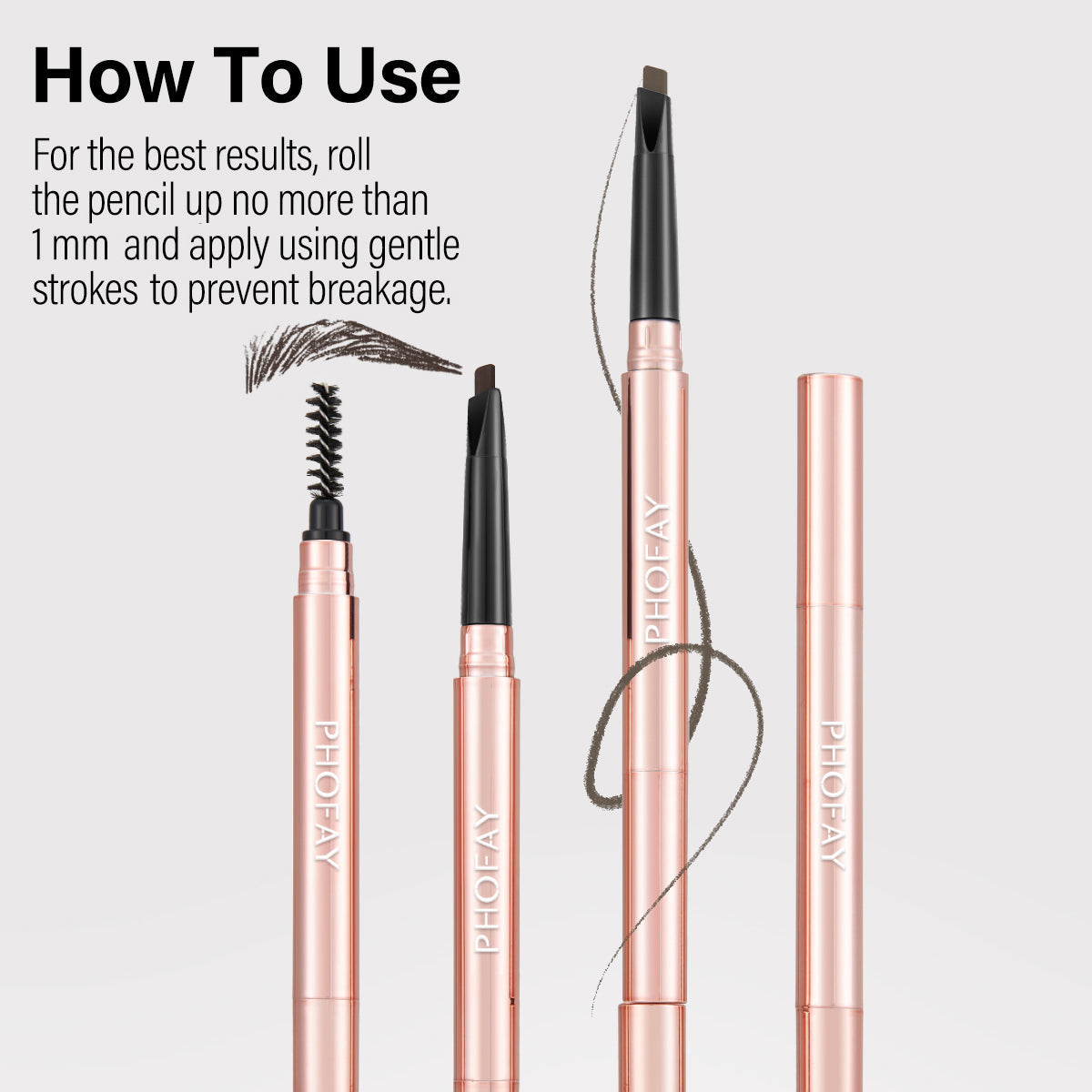 PHOFAY Triangular Eyebrow Pencil LadyShow.Store