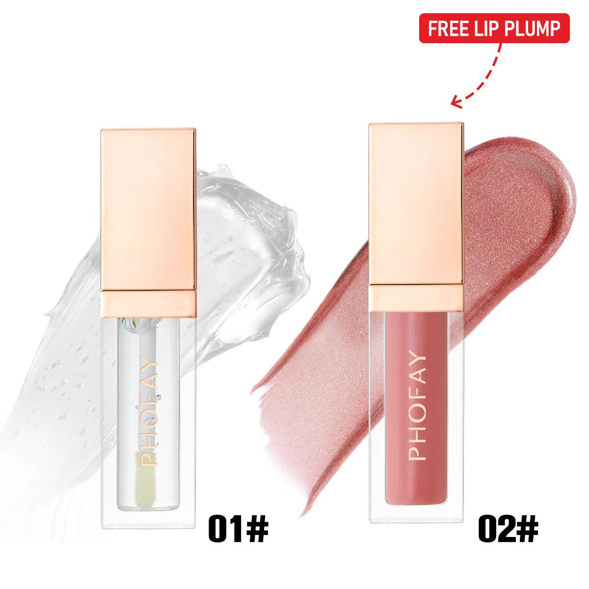 PHOFAY Ultra-Glossy Lip Gloss Set LadyShow.Store