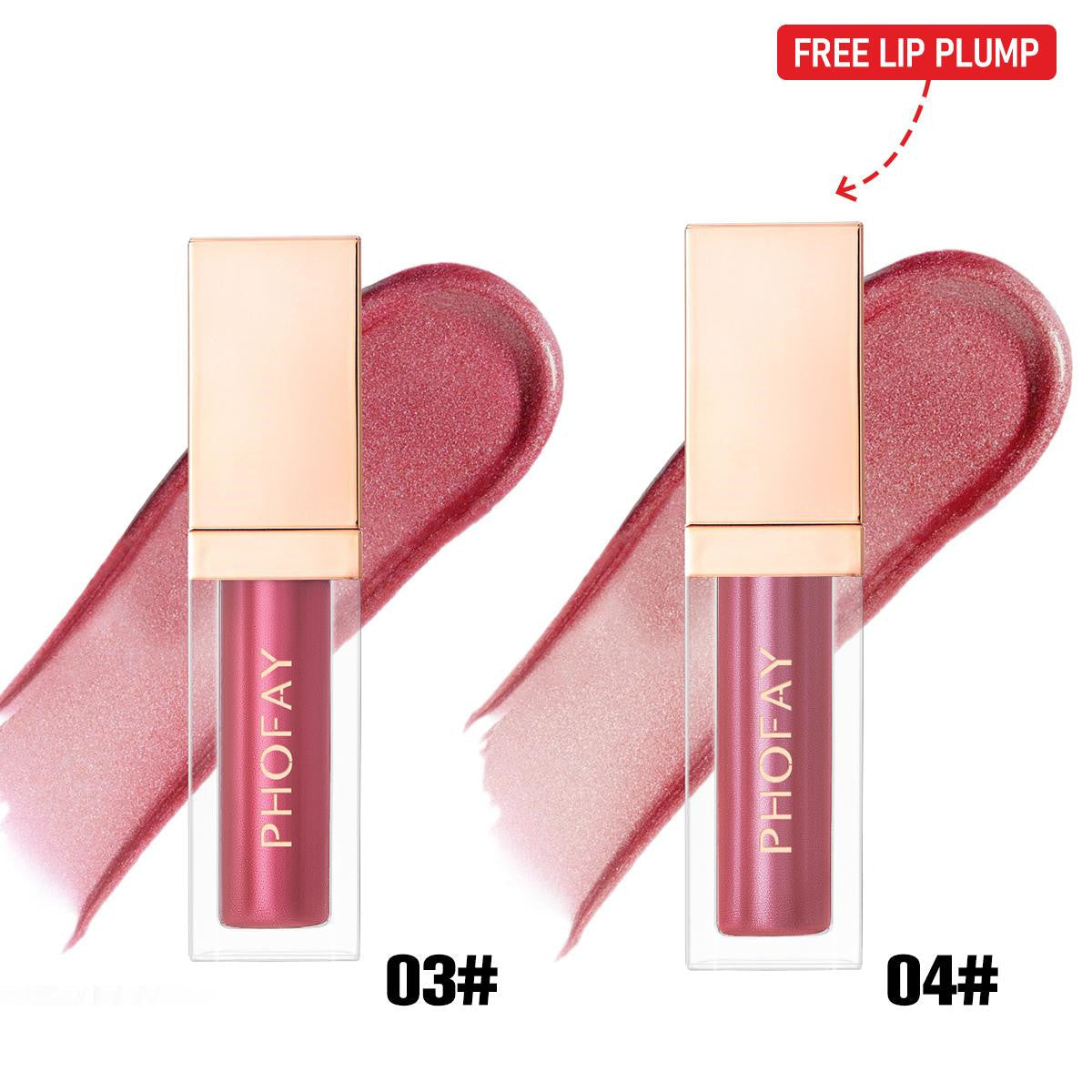 PHOFAY Ultra-Glossy Lip Gloss Set LadyShow.Store