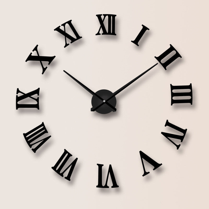 European mirror wall clock creative clock PearlNestDecor.com
