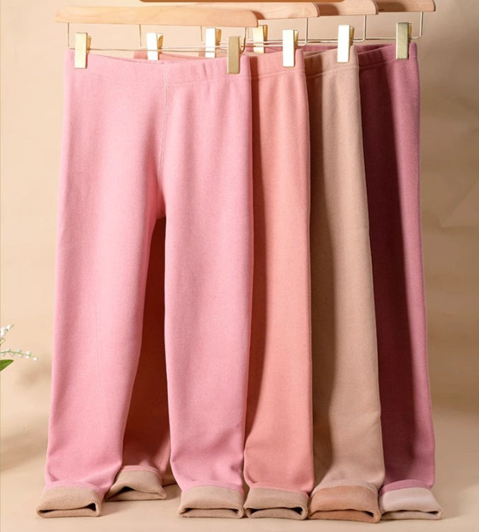 Warm Cashmere Leggings Winter Solid Slim Pants Fashion Trousers For Women Clothing LadyShow.Store