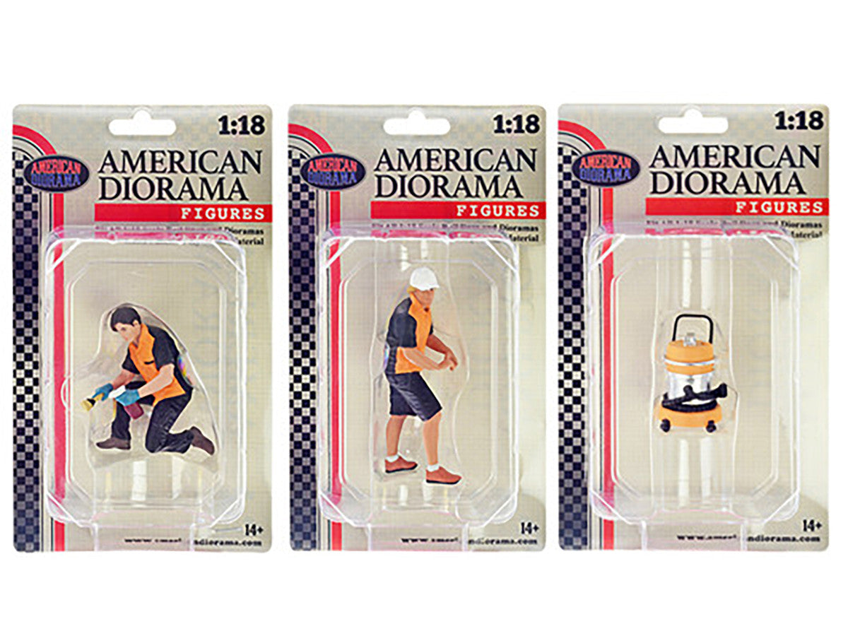 "Detail Masters" 6 piece Figurine Set for 1/18 Scale Models by American Diorama LuxuryLifeWay Online Store