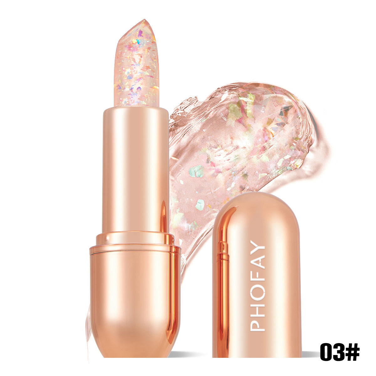 PHOFAY Moisturizing Jelly Warm Lipstick LadyShow.Store