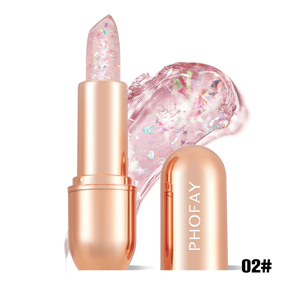 PHOFAY Moisturizing Jelly Warm Lipstick LadyShow.Store