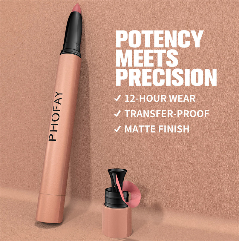 PHOFAY MATTE LIP LINER LIPSTICK PEN LadyShow.Store