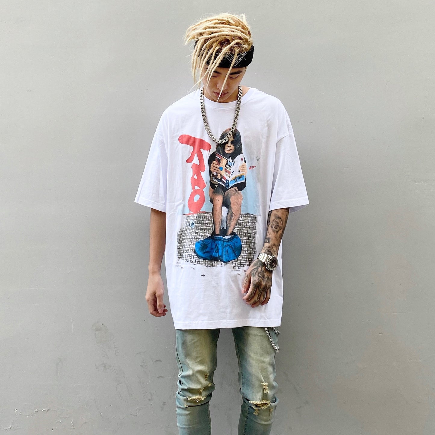 Casual print T-shirt