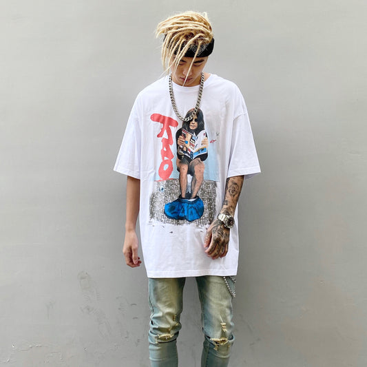 Casual print T-shirt