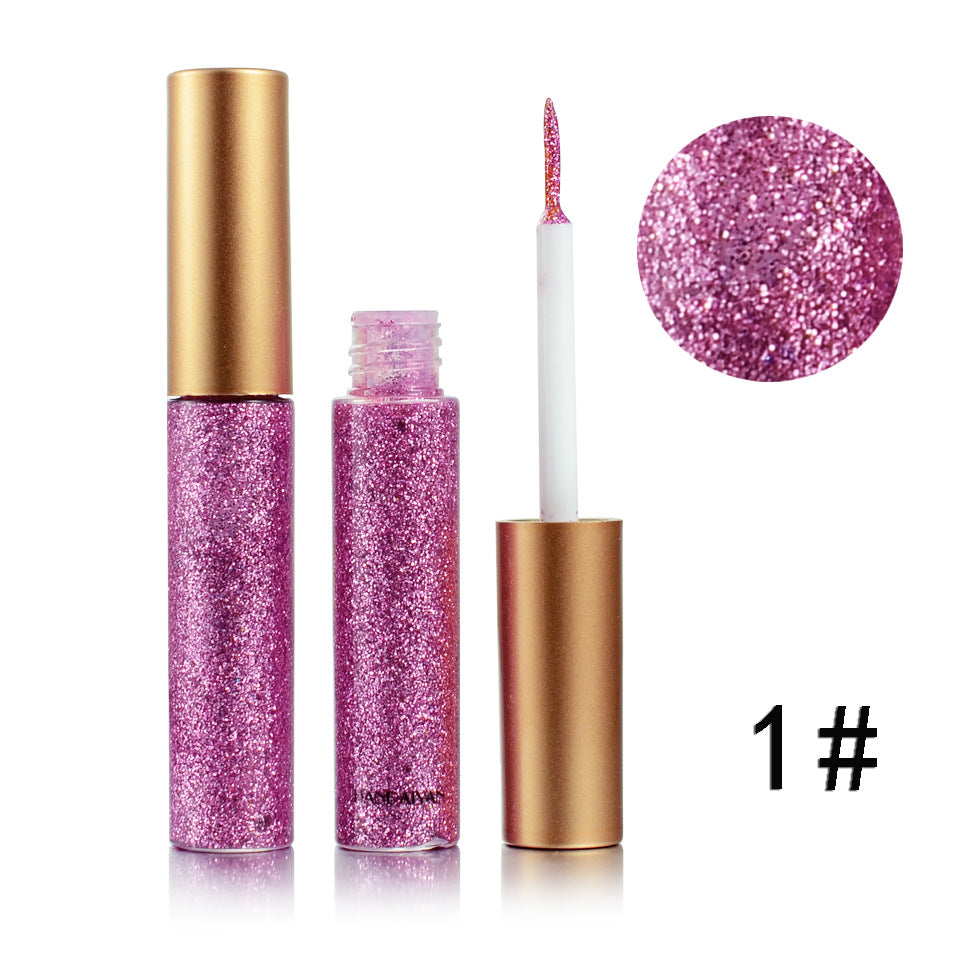 HANDAIYAN Brand 1 Pcs Glitter Liquid Eyeliner Pen 10 Colors Metallic Shine Eye Shadow & Liner Combination Pencil Eyes Makeup LuxuryLifeWay Online Store