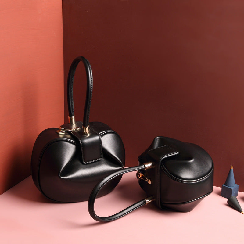 Leather handbags fashion dumplings handbag LadyShow.Store