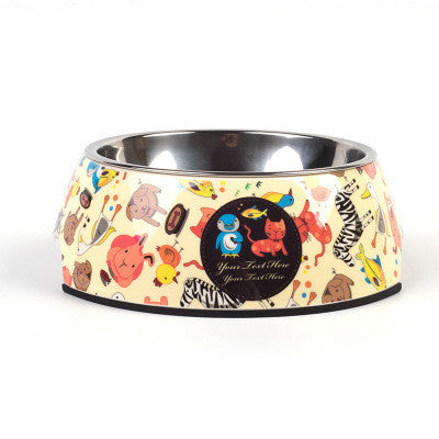Stainless steel dog bowl cat bowl Pets Fashion