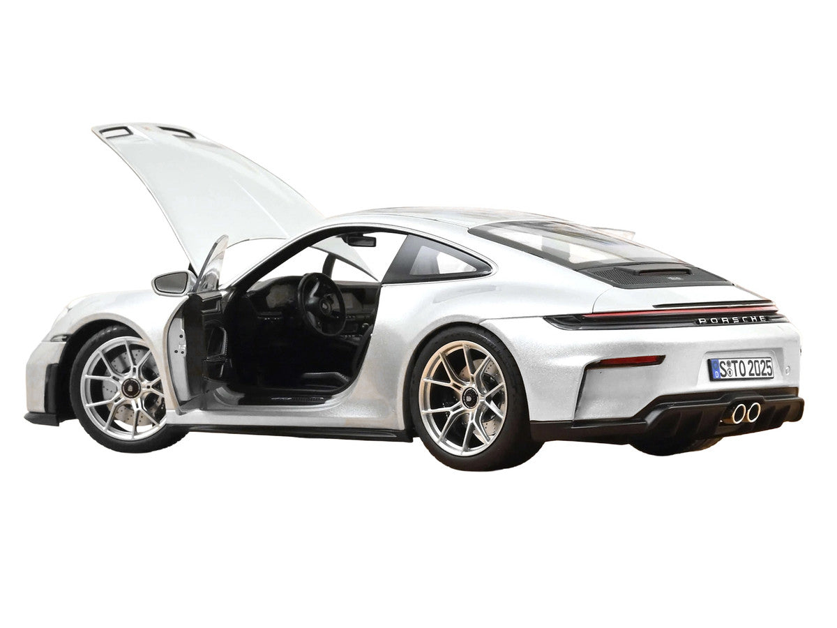 2025 Porsche 911 GT3 Touring GT Silver Metallic 1/18 Diecast Model Car by Norev LuxuryLifeWay Online Store