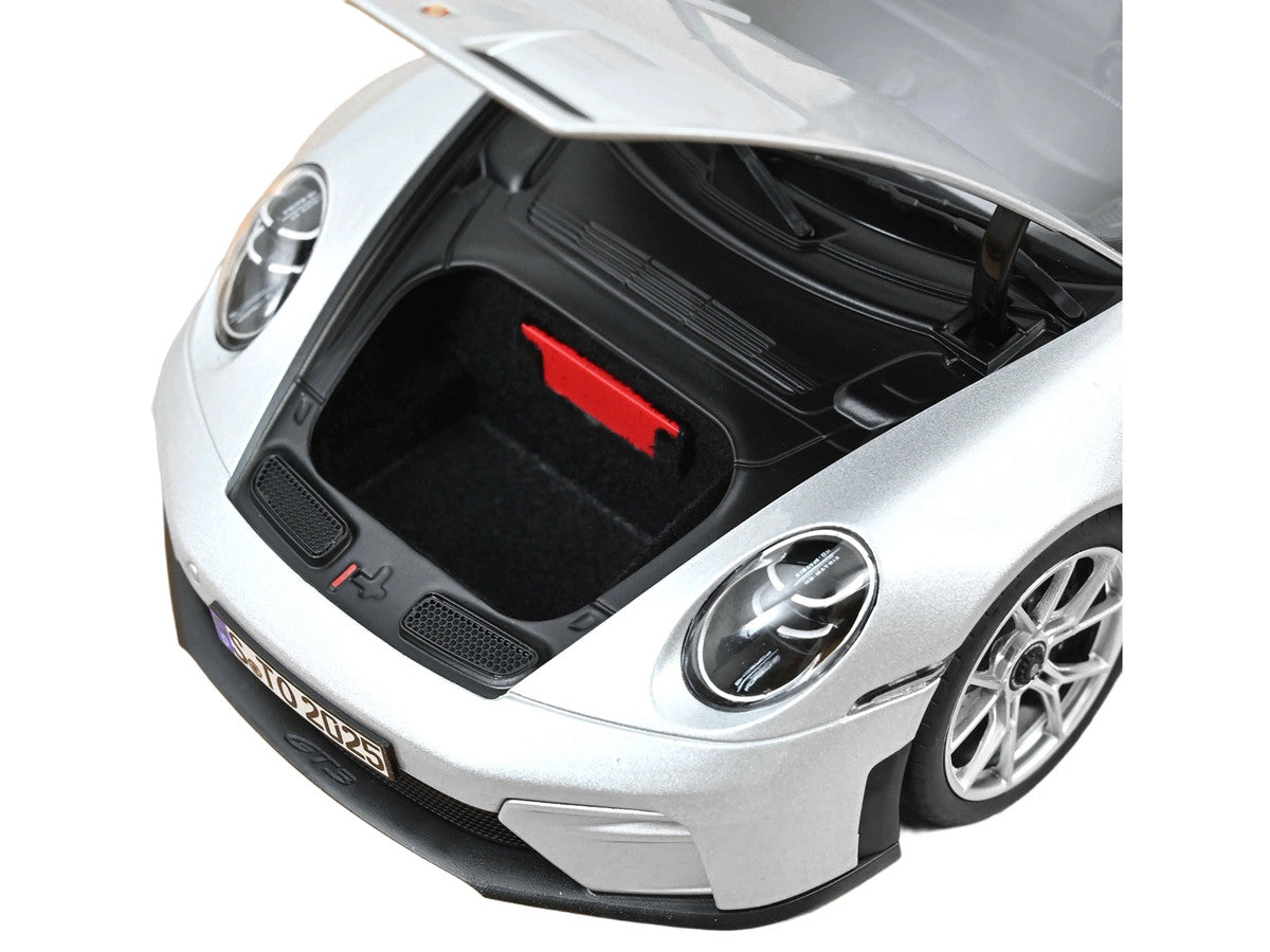 2025 Porsche 911 GT3 Touring GT Silver Metallic 1/18 Diecast Model Car by Norev LuxuryLifeWay Online Store