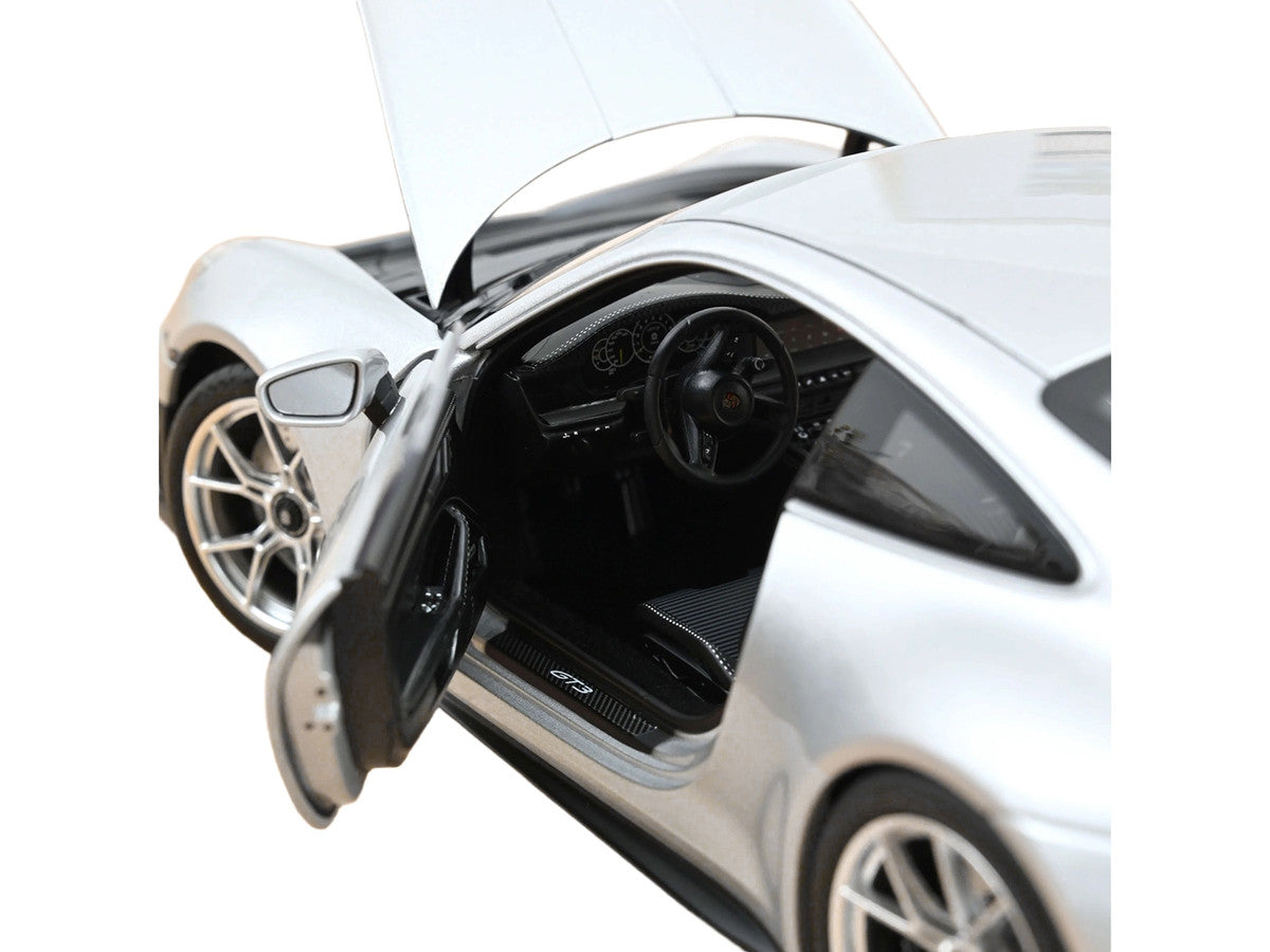 2025 Porsche 911 GT3 Touring GT Silver Metallic 1/18 Diecast Model Car by Norev LuxuryLifeWay Online Store