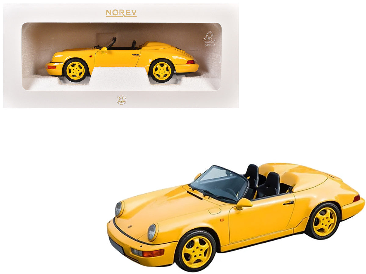 Porsche 911 Speedster Speed Yellow 1/18 Diecast Model Car by Norev LuxuryLifeWay Online Store