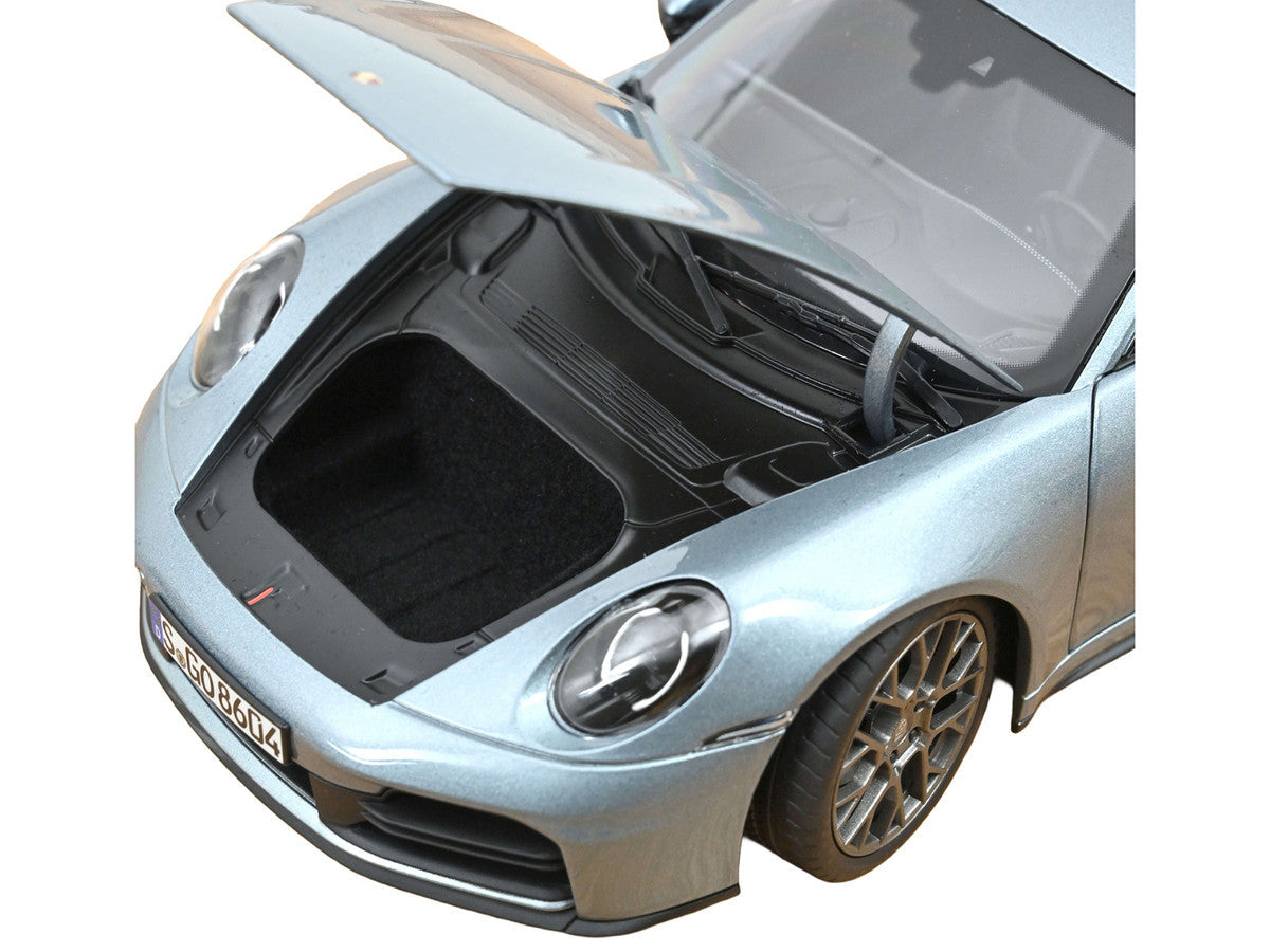 2024 Porsche 911 Carrera Polar Silver Metallic 1/18 Diecast Model Car by Norev LuxuryLifeWay Online Store