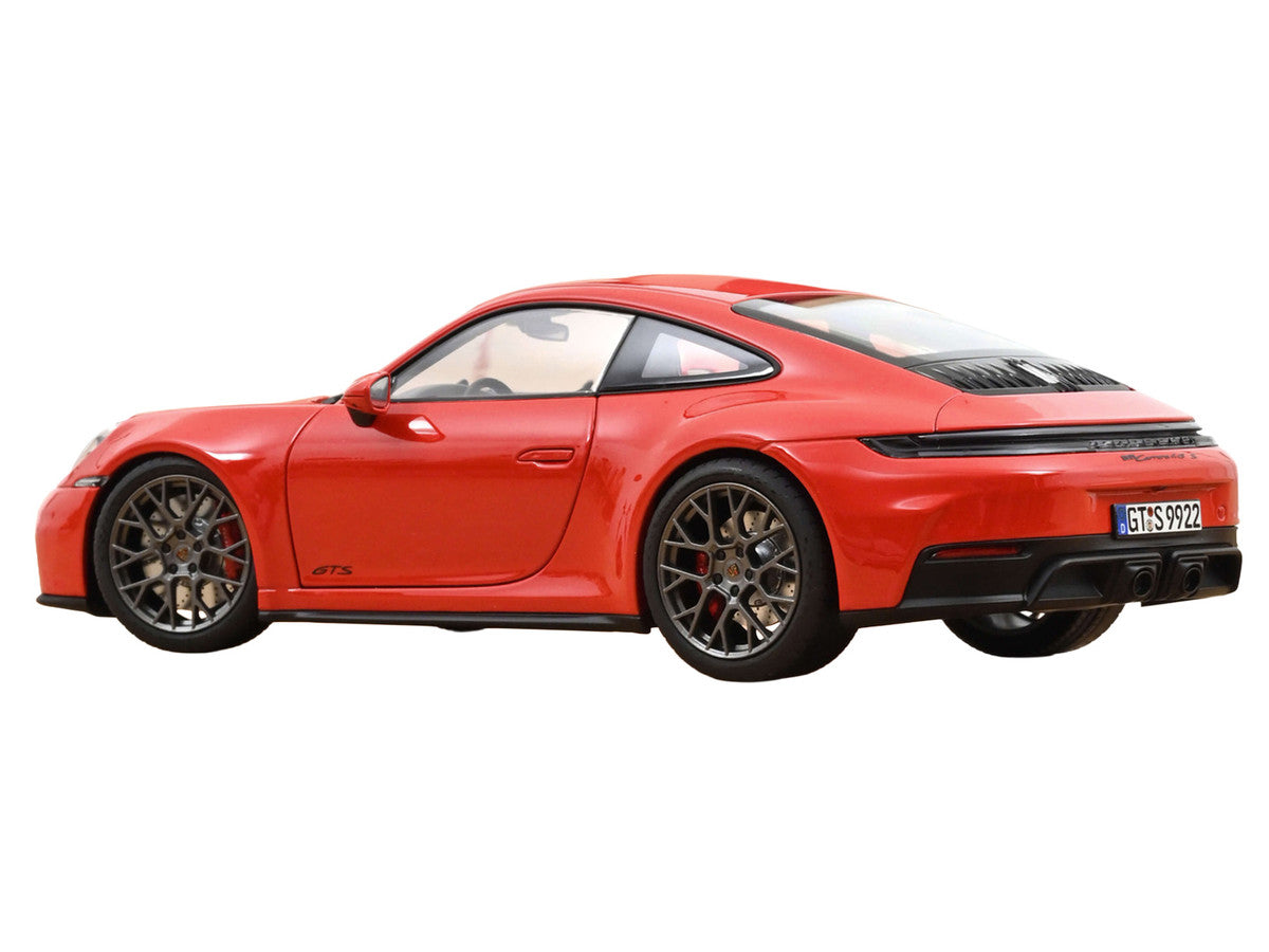 2024 Porsche 911 Carrera 4 GTS Guards Red 1/18 Diecast Model Car by Norev LuxuryLifeWay Online Store
