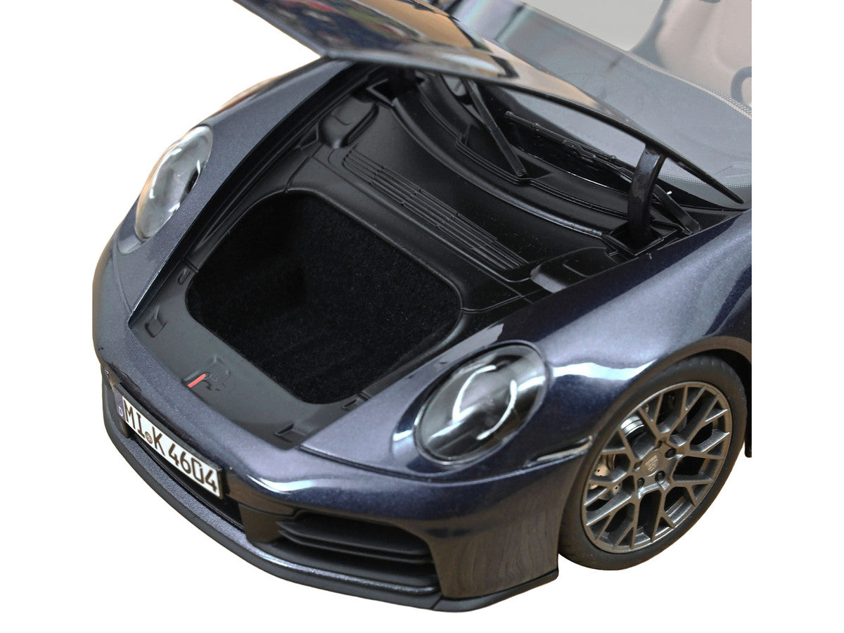 2024 Porsche 911 Carrera S Cabriolet Yachting Blue Metallic 1/18 Diecast Model Car by Norev LuxuryLifeWay Online Store