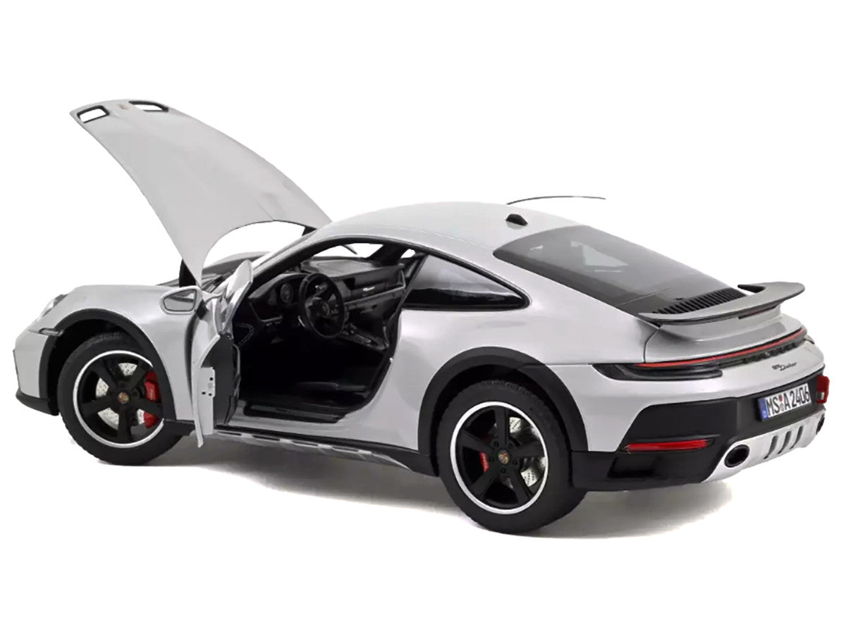 2023 Porsche 911 Dakar Ice Gray Metallic 1/18 Diecast Model Car by Norev LuxuryLifeWay Online Store
