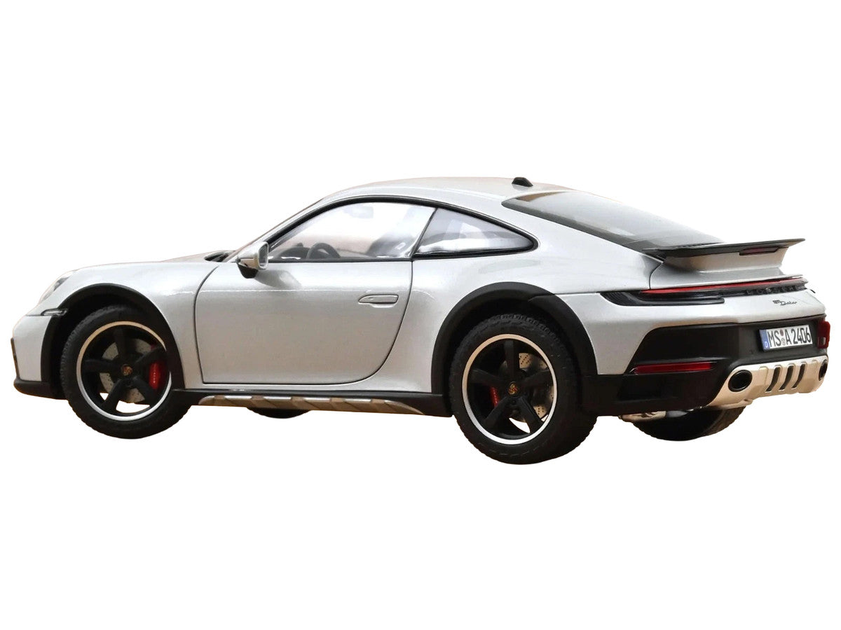 2023 Porsche 911 Dakar Ice Gray Metallic 1/18 Diecast Model Car by Norev LuxuryLifeWay Online Store