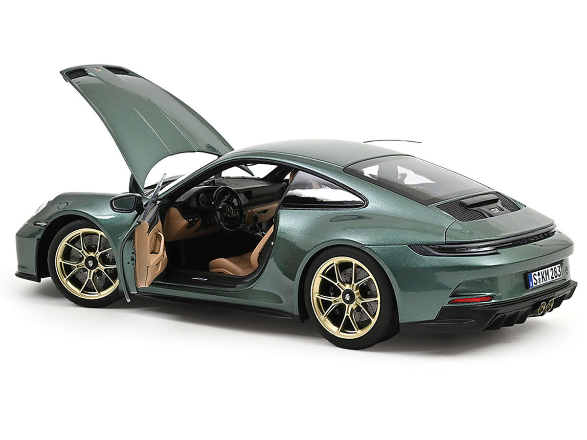 2021 Porsche 911 GT3 Malachite Green Metallic 1/18 Diecast Model Car by Norev LuxuryLifeWay Online Store