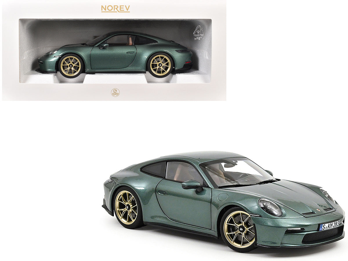 2021 Porsche 911 GT3 Malachite Green Metallic 1/18 Diecast Model Car by Norev LuxuryLifeWay Online Store