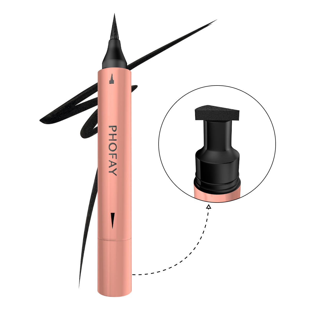 PHOFAY Double Head Seal Liquid Eyeliner LadyShow.Store