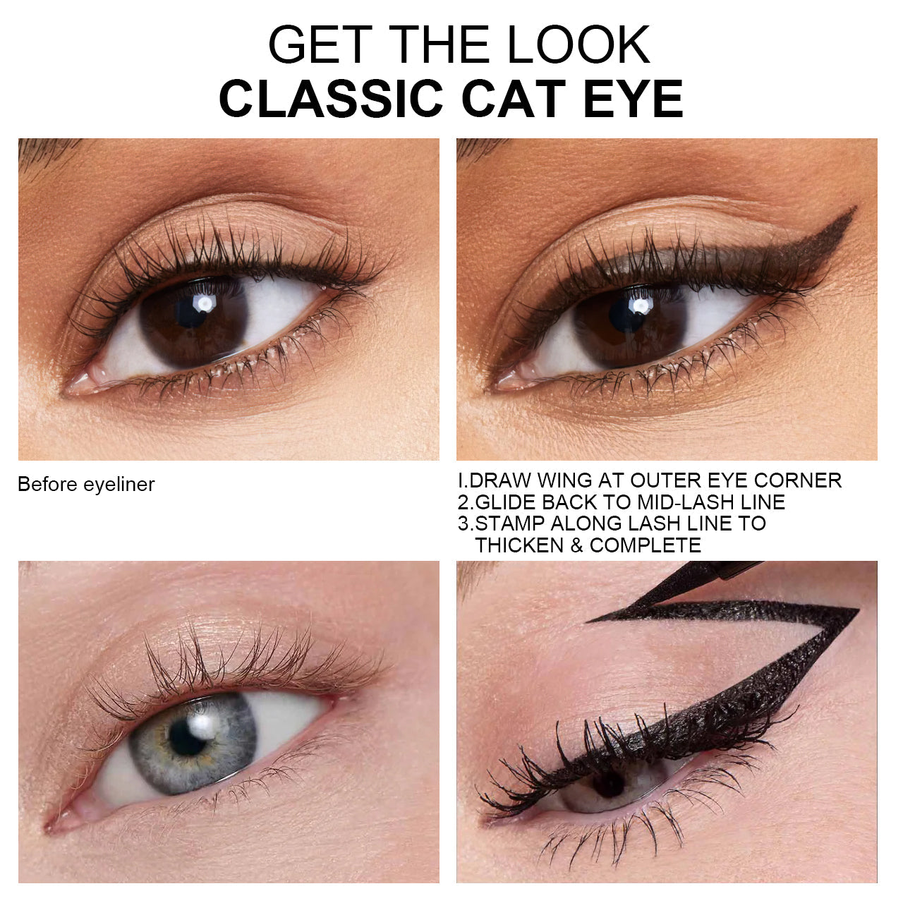 PHOFAY Double Head Seal Liquid Eyeliner LadyShow.Store
