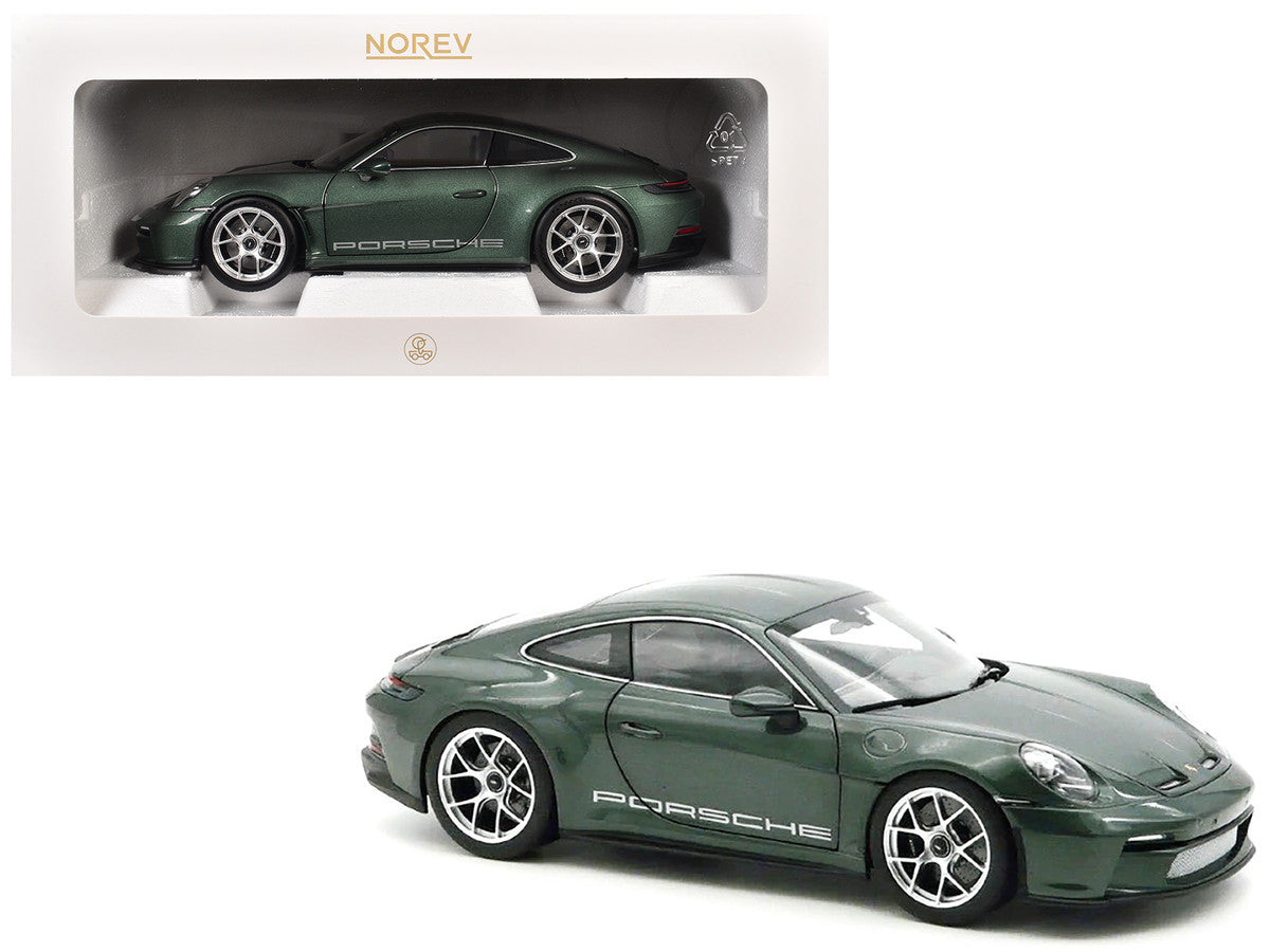2023 Porsche 911 S/T Malachite Green Metallic 1/18 Diecast Model Car by Norev LuxuryLifeWay Online Store