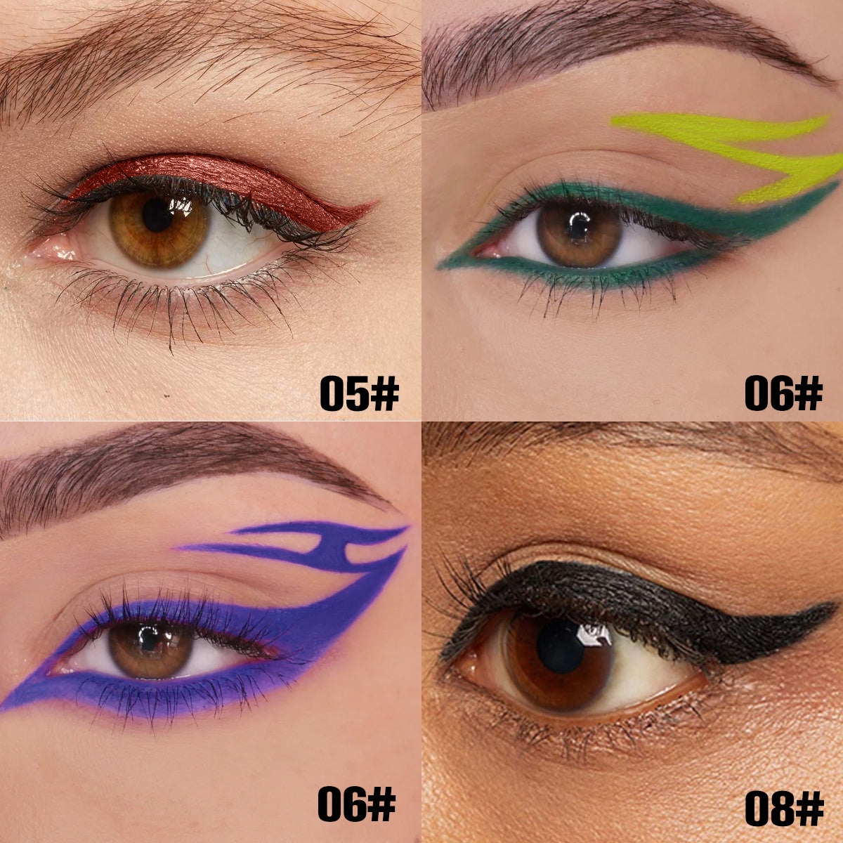 PHOFAY Waterproof Colorful Eyeliner LadyShow.Store