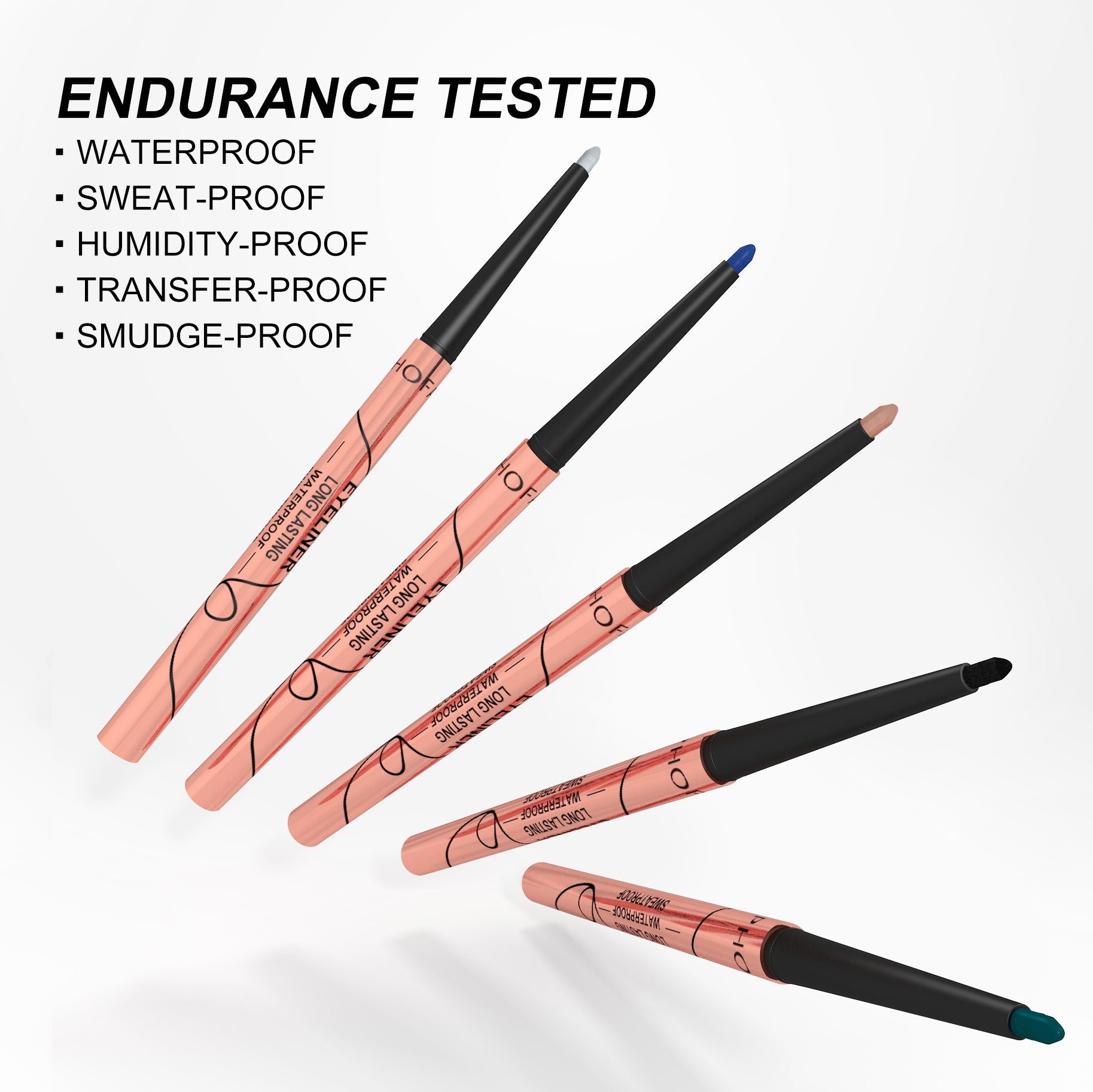 PHOFAY Waterproof Colorful Eyeliner Set LadyShow.Store