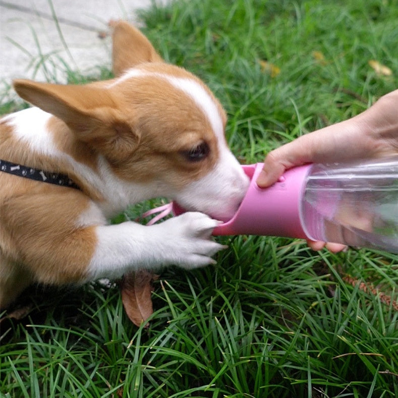 Dog Water Bottle Portable Pet Water Bottle Leak Proof Dog Water Dispenser And Food, Lightweight Dog Travel Water Bottle Bowl For Walking And Travel Pets Fashion