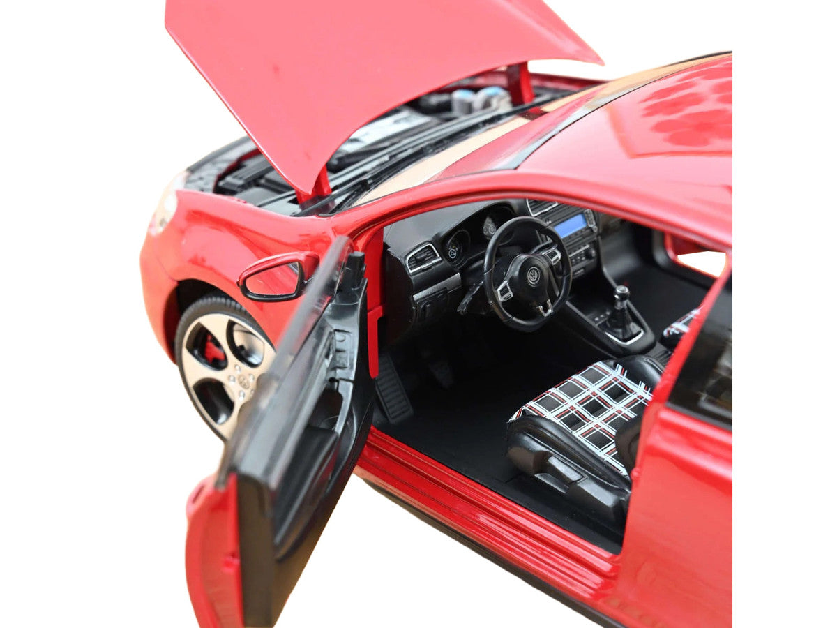 2009 Volkswagen Golf VI GTI Tornado Red 1/18 Diecast Model Car by Norev LuxuryLifeWay Online Store