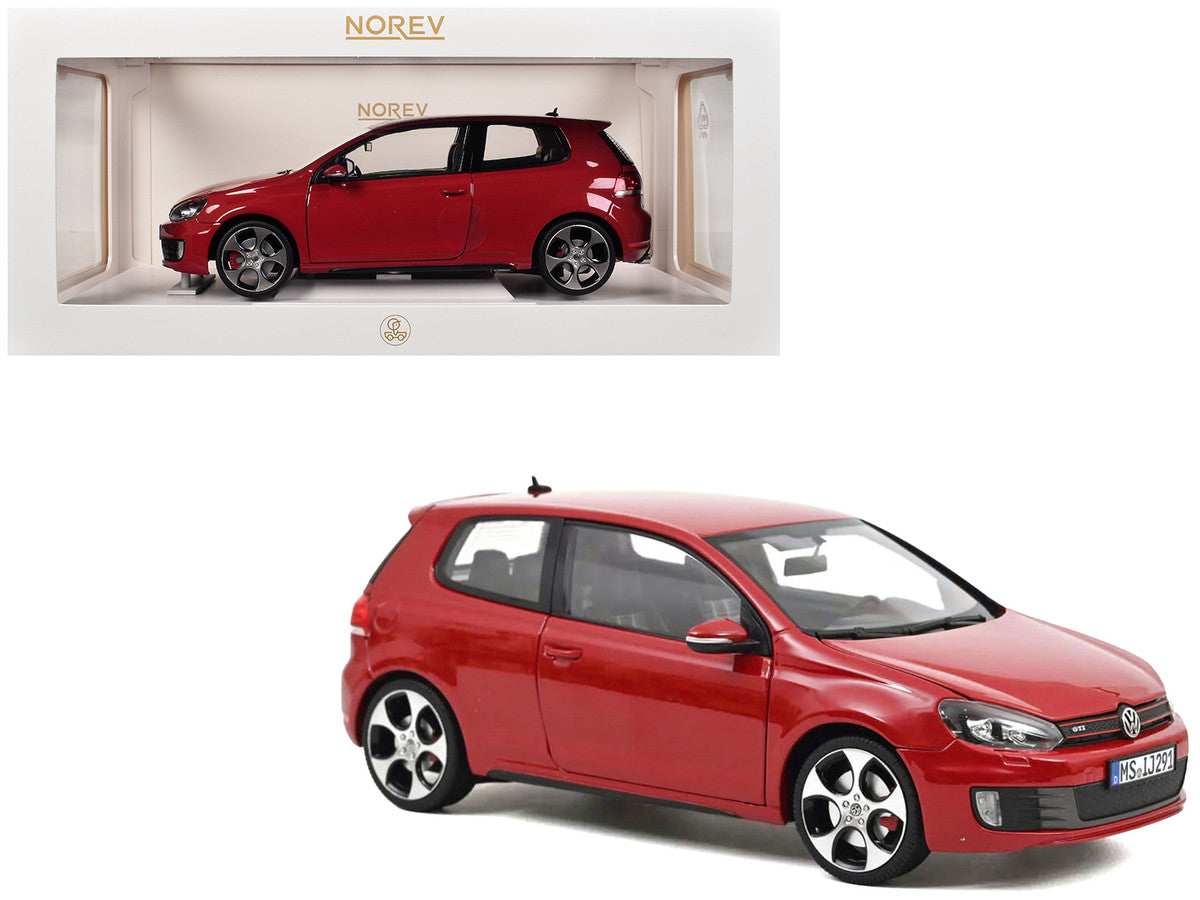 2009 Volkswagen Golf VI GTI Tornado Red 1/18 Diecast Model Car by Norev LuxuryLifeWay Online Store