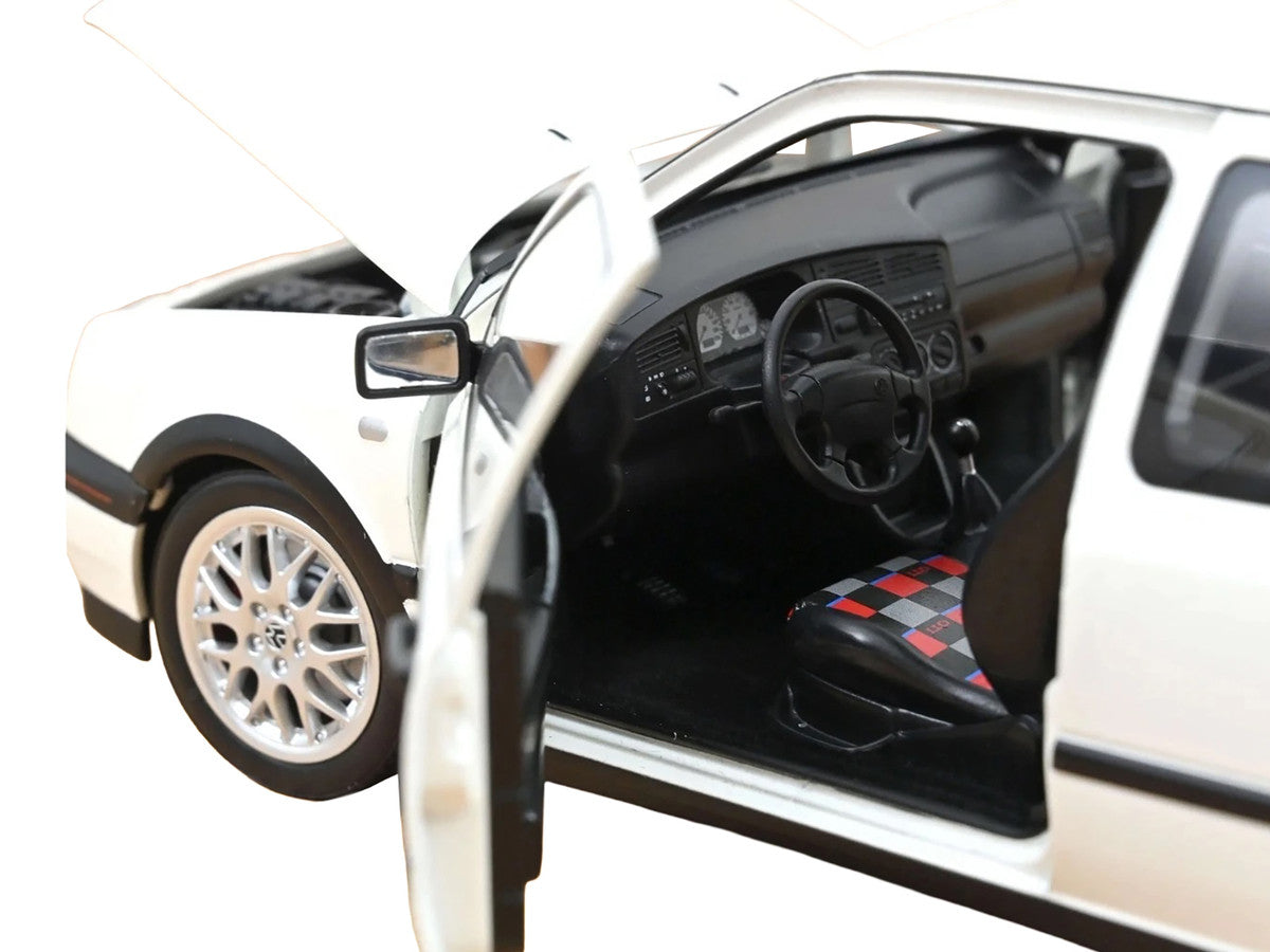1996 Volkswagen Golf GTI Candy White "20 Years Anniversary Edition" 1/18 Diecast Model Car by Norev LuxuryLifeWay Online Store